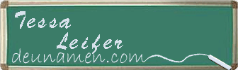 Tessa Leifer Visitenkarte